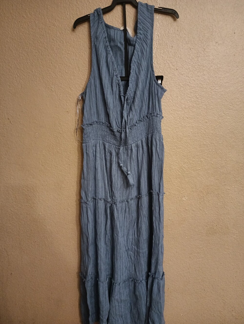 Lucky brand Sz L Midi Maxie Dress